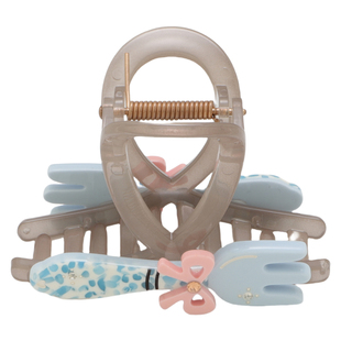 趣味可爱勺子叉子发夹女2025新款创意小号抓夹后脑勺半扎发鲨鱼夹