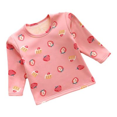 秋冬新款儿童上衣女童保暖内衣