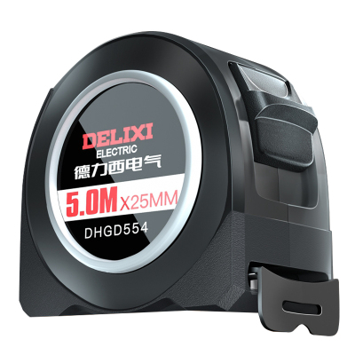 德力西电气5米卷尺家用加厚加硬