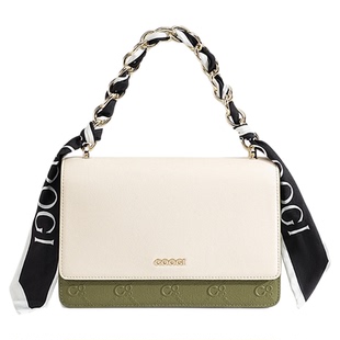 COOGI斜挎包女包2026新款小方包真皮手提包高级感百搭单肩包送礼