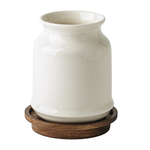 芦苇〖收纳好物〗沥水陶瓷筷子筒厨房筷子勺子收纳盒桌面花插摆件