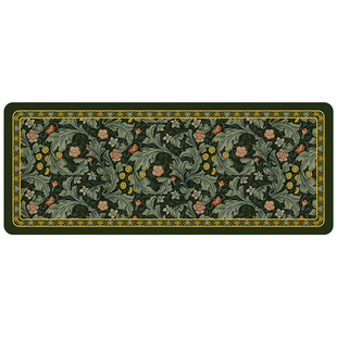 范居态度绿芜美式复古厨房吸水地垫免清洗脚垫硅藻泥防滑可裁剪