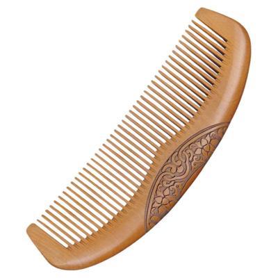 天然桃木梳子女士专用长发正品按摩梳檀木家用养发防静电