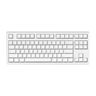 腹灵MK870pro纯白侧刻机械键盘无线蓝牙三模女生办公电竞游戏静音