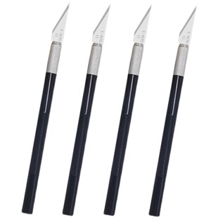 雕刻刀片维修手机铲刀11号手工橡皮章木雕金属笔刀柄篆刻工具套装