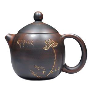龙蛋壶纯手紫泥泡茶壶坭兴陶