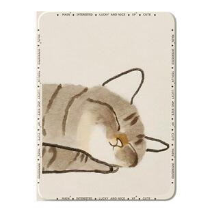 适用ipadair6保护壳新款ipad10平板保护套ipadmini7第十代ipadpro国风9苹果8硅胶11英寸5简约4迷你32狸花猫