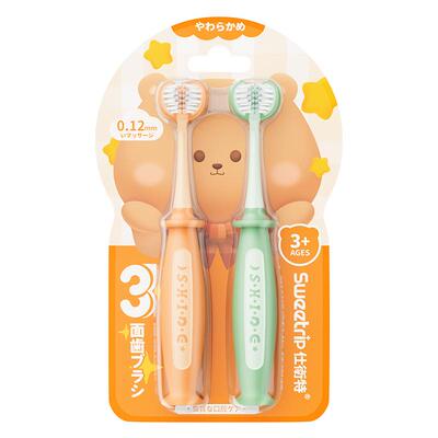 【日本仕卫特】儿童软毛牙刷三面
