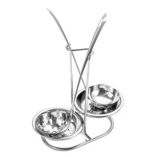 不锈钢汤勺架火锅汤勺漏勺套装架餐厅架挂勺子架酒店公勺公筷托架