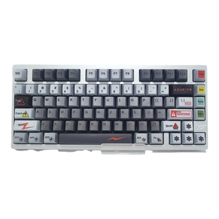 终止行动主题机械键盘帽金属质感原厂高热升华PPT材质适配108键