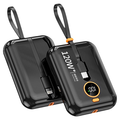 3C正品官方120W超级快充电宝1000000M超大容量超薄小巧便携自带线