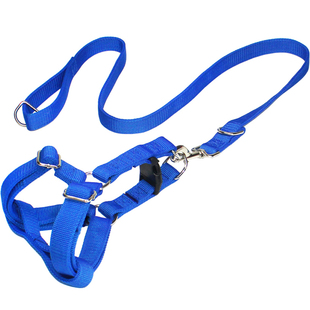 狗狗胸背带马犬牵引绳专用项圈遛狗绳子中大型犬狗链背心式半P链