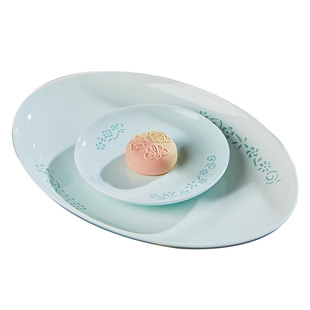 景德镇影青玲珑餐具陶瓷碗高温釉下彩家用吃饭碗面汤碗乔迁送礼