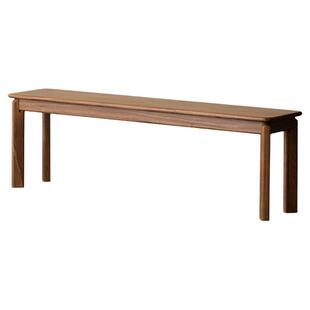 出乎生活清河长凳黑胡桃木长凳子全实木家用餐厅简约长条凳换鞋凳