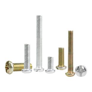 M3M4M5M6加长圆机螺丝GB818十字圆头机螺栓盘头机牙螺钉圆机螺杆