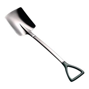 304不锈钢铁锹西瓜勺子食品级网红铁铲铲子长柄饭勺儿童吃饭