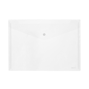 【10个装】得力文件袋透明文件夹文件收纳袋档案袋塑料透明防水A4学生用办公用品档案手提包加厚防水考试袋子