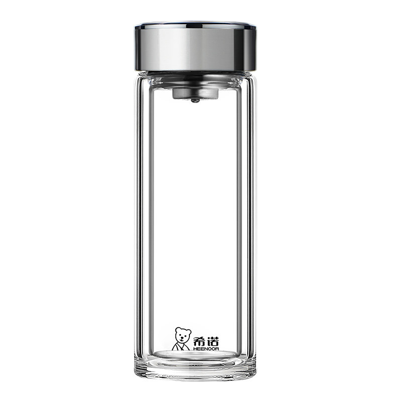 正品希诺水杯2025新款双层玻璃杯