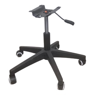 转椅五星脚黑色白色电脑转椅底座气压杆支架撑万向轮脚轮座椅底盘