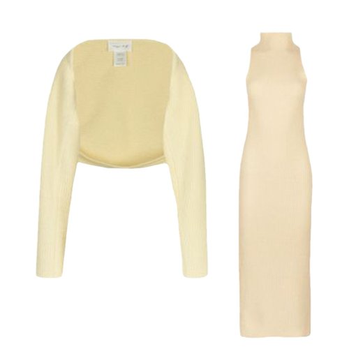 4折MISSING YOU ALREADY 秋冬ArtMore羊毛修身法式优雅显瘦连衣裙