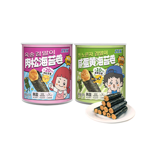 zek海苔卷肉松蛋黄卷夹心脆海味儿童办公室零食酥脆咸香休闲小吃