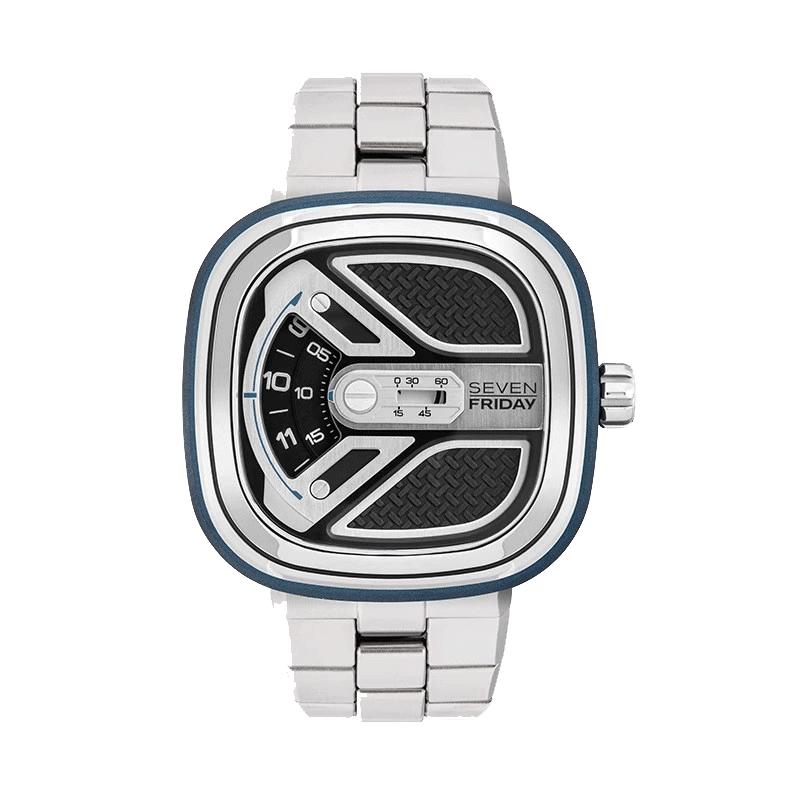 【自营】SEVENFRIDAY七个星期五手表自动机械钢带男表女表M1B/01M