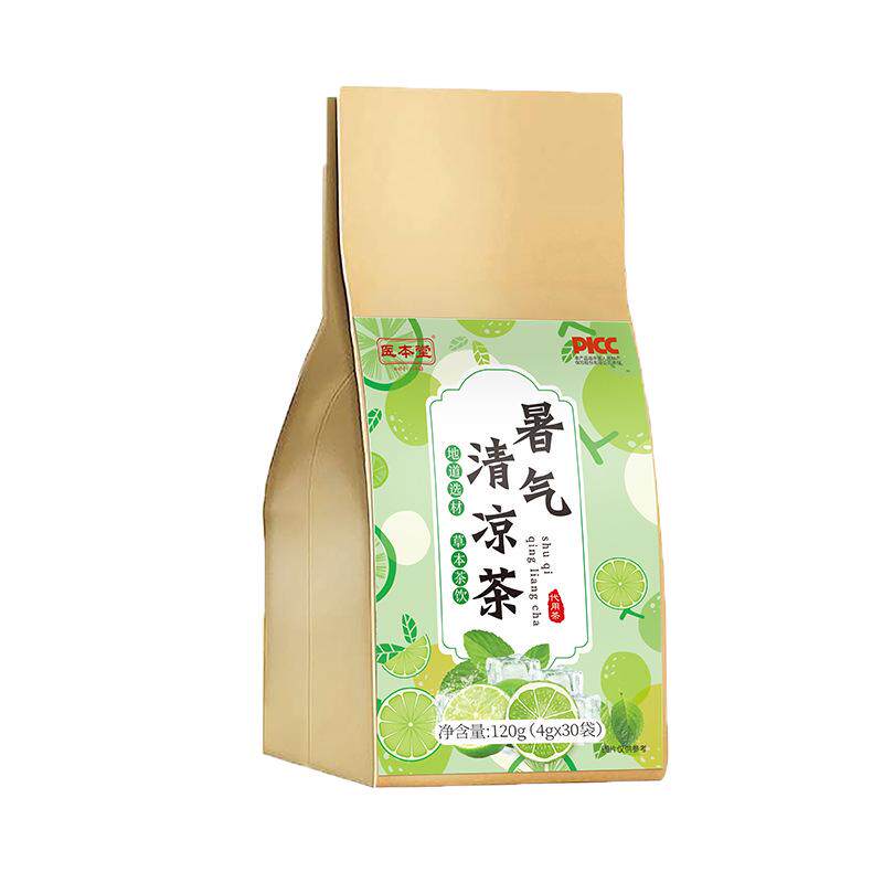 暑气清凉茶柠檬薄荷金银花菊花冰糖橘皮茉莉花养生茶医本堂正品