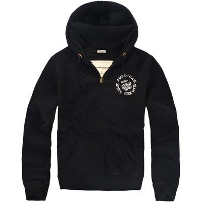 美洲海岸保暖纯棉af男卫衣连帽衫