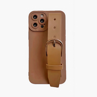 OnePlus一加13手机壳11 12戚薇同款Ace5 Ace3 Ace2 Pro皮质手腕带Ace 3V 2V皮带扣Aec竟速版9RT酒红8T适用7T