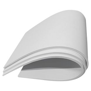 50度白色EVA泡棉材料环保高密度eva泡沫板材cos道具模型制作包装材料加工内衬定做