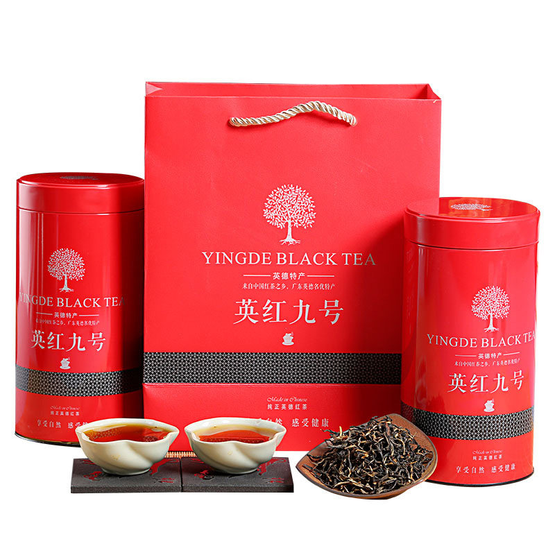 广东特产正品浓香500g礼盒装红茶