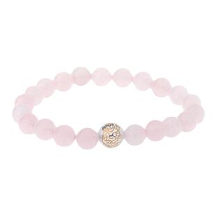 祥安阁属牛、属虎本命佛手链『粉晶虚空藏菩萨手串』