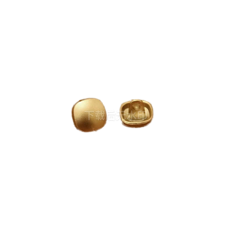 NIUKO辅料 方形金属扣加厚衬衫纽扣子针织钮扣精致辅料春夏扣10mm