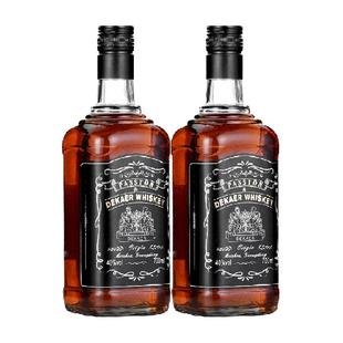 PASSTON/派斯顿威士忌迪卡可乐桶洋酒套装烈酒正品特调700ml*2瓶