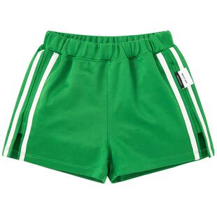 JUZI STORE童装TC双面复古下装田径运动短裤中性男童女童1920658