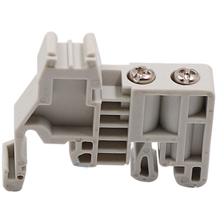 正泰紧固座固定件导轨接线端子排EUK端子台固定座塑料终端堵头C45