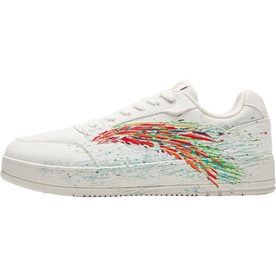 安踏格桑花板鞋2026新款春季经典百搭小白鞋男女情侣运动休闲鞋