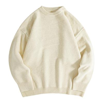 回力加绒圆领毛衣男士针织打底衫