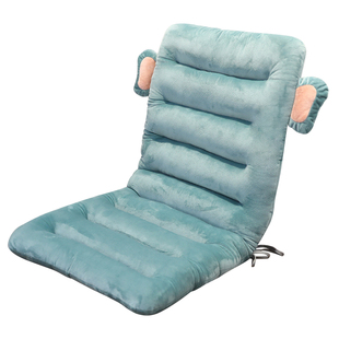 连体坐垫靠背一体办公室椅子垫加厚护腰久坐神器汽车学生座椅垫女