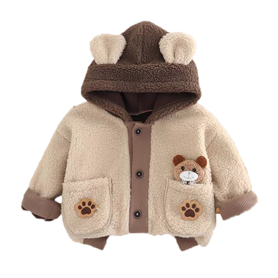 男宝宝冬季加绒加厚外套