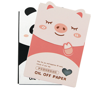 伊采莲面部吸油纸 女脸部去油面纸男士碳素绿茶夏季清包邮