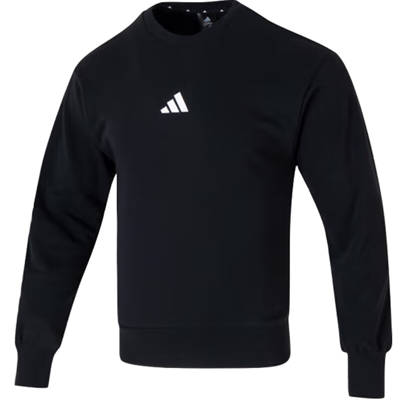 adidas阿迪达斯男子易用系运动休闲长袖圆领卫衣套头衫JE3837