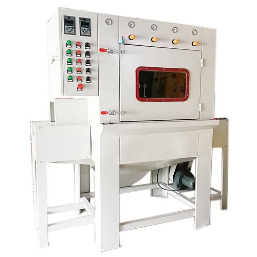 厂家直供湿式全自动喷砂机通过式水喷砂机输送式液体喷砂机