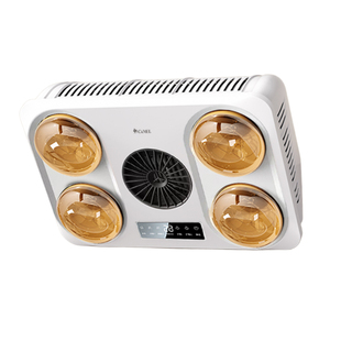 骆驼壁挂式灯暖浴霸卫生间免打孔挂墙式风暖浴室取暖防水防爆灯泡