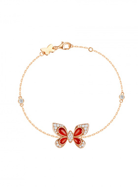 Witther原创小众设计红玛瑙手链925纯银轻奢简约法式精致新年礼物