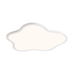 至御全光谱护眼儿童房吸顶灯简约超薄云朵房间卧室中山灯具X2398