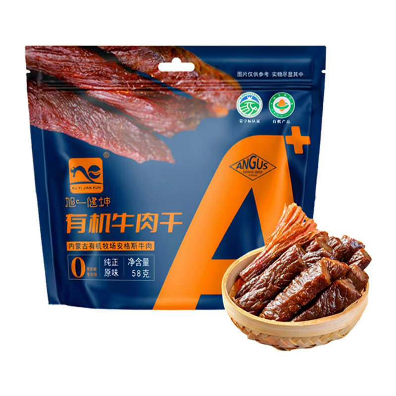 旭一健坤有机风干安格斯牛肉干