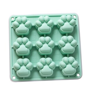 多连猫爪慕斯蛋糕模具硅胶果冻布丁巧克力糖果卡通手工皂烘焙磨具