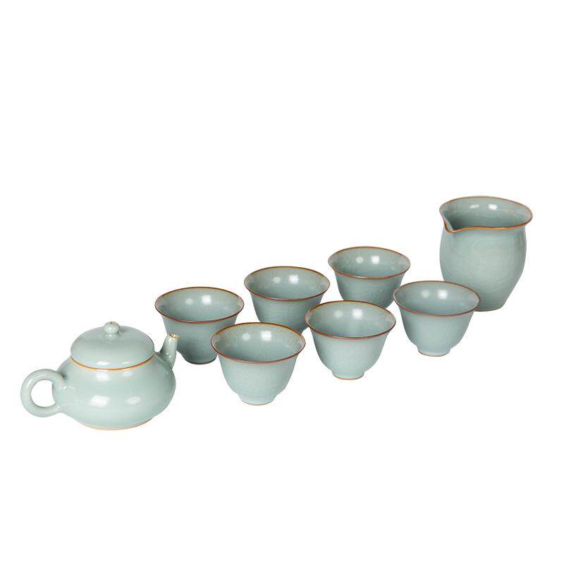 功夫茶具汝瓷善窑厂玛瑙入釉
