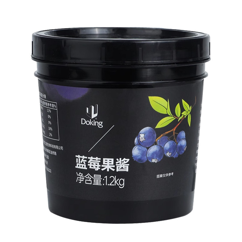 盾皇蓝莓果酱商用抹面包烘焙原料